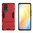 Slim Armour Tough Shockproof Case & Stand for Vivo X50 Pro - Red