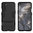 Slim Armour Tough Shockproof Case & Stand for OnePlus Nord - Black