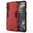 Slim Armour Tough Shockproof Case & Stand for OnePlus Nord - Red