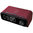 Laser (4-in-1) Qi Wireless Charger / Alarm Clock / FM Radio / Bluetooth Speaker - Red