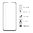 Full Coverage Tempered Glass Screen Protector for Google Pixel 4a - Black