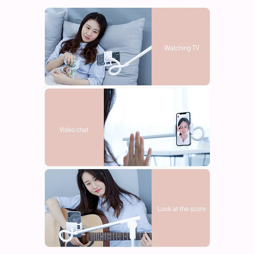 Baseus 360 Aluminium Long Lazy Arm Holder / Bedside Mount / Desk Stand for Mobile Phone