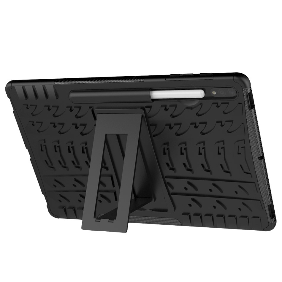 Dual Layer Rugged Shockproof Case for Samsung Galaxy Tab S7+ / S7 FE / S8+ / S9+ / S10+