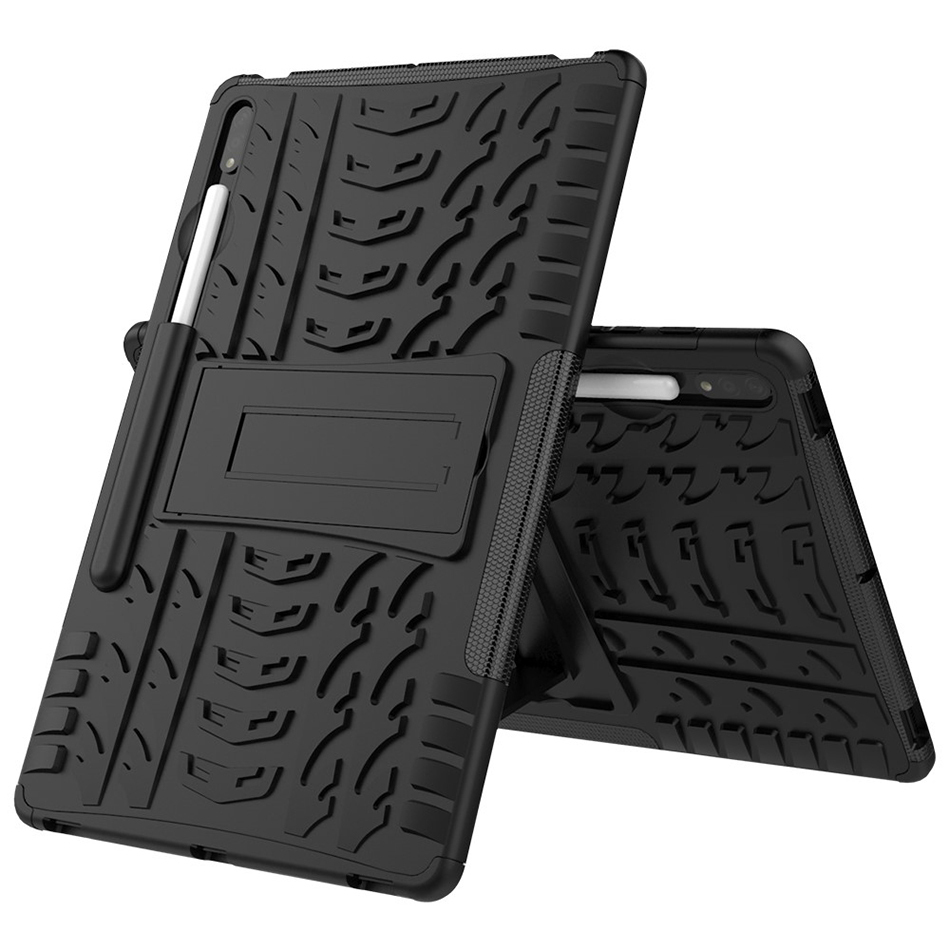 Dual Layer Rugged Shockproof Case for Samsung Galaxy Tab S7+ / S7 FE / S8+ / S9+ / S10+