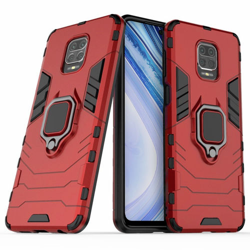 Slim Armour Tough Shockproof Case for Xiaomi Redmi Note 9 Pro - Red