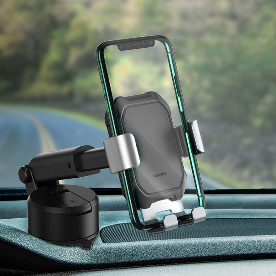 Baseus Tank Gravity Long Arm Suction Cup Car Mount Holder