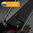 Hybrid Acrylic Tough Shockproof Case for Google Pixel 5 - Black (Clear)