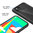 Hybrid Acrylic Tough Shockproof Case for Google Pixel 5 - Black (Clear)