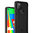 Hybrid Acrylic Tough Shockproof Case for Google Pixel 5 - Black (Clear)