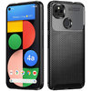 Flexi Slim Carbon Fibre Case for Google Pixel 4a 5G - Black (Pattern)