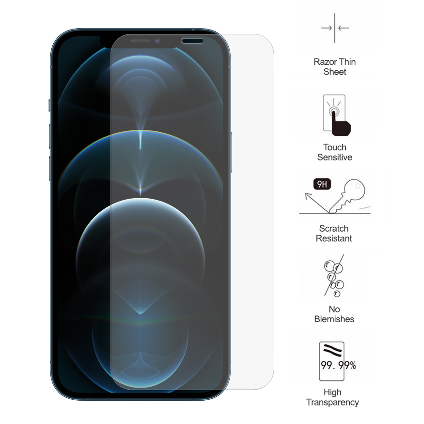 9H Tempered Glass Screen Protector for Apple iPhone 12 Pro Max