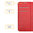 Leather Wallet Case & Card Holder Pouch for Apple iPhone 12 Mini - Red