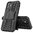 Dual Layer Rugged Tough Case & Stand for Apple iPhone 12 Mini - Black