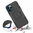 Dual Layer Rugged Tough Case & Stand for Apple iPhone 12 Pro Max - Black