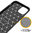 Flexi Slim Carbon Fibre Case for Apple iPhone 12 Mini - Brushed Black