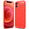 Flexi Slim Carbon Fibre Case for Apple iPhone 12 / 12 Pro - Brushed Red