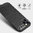 Flexi Slim Carbon Fibre Case for Apple iPhone 12 Pro Max - Brushed Black