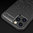 Flexi Slim Carbon Fibre Case for Apple iPhone 12 Pro Max - Brushed Black