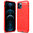 Flexi Slim Carbon Fibre Case for Apple iPhone 12 Pro Max - Brushed Red