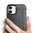 Anti-Shock Grid Texture Shockproof Case for Apple iPhone 12 Mini - Black