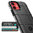 Anti-Shock Grid Texture Shockproof Case for Apple iPhone 12 / 12 Pro - Black