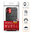 Anti-Shock Grid Texture Shockproof Case for Apple iPhone 12 / 12 Pro - Black