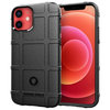 Anti-Shock Grid Texture Tough Case for Apple iPhone 12 / 12 Pro - Black