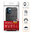 Anti-Shock Grid Texture Shockproof Case for Apple iPhone 12 Pro Max - Black