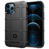 Anti-Shock Grid Texture Tough Case for Apple iPhone 12 Pro Max - Black