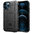 Anti-Shock Grid Texture Shockproof Case for Apple iPhone 12 Pro Max - Black