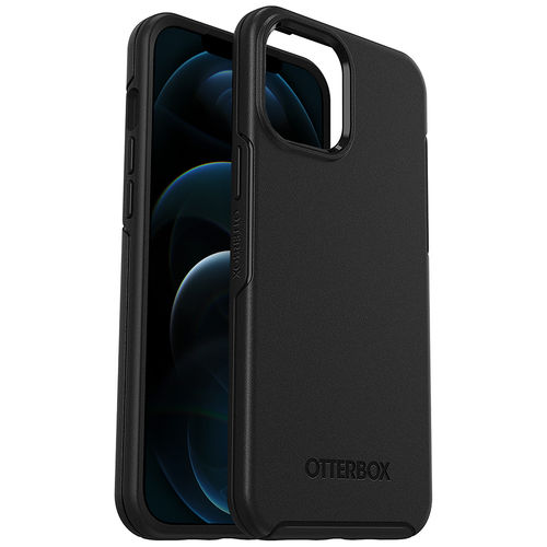 OtterBox Symmetry Shockproof Case for Apple iPhone 12 Pro Max (Black)