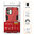 Slim Armour Tough Shockproof Case & Stand for Apple iPhone 12 Mini - Red