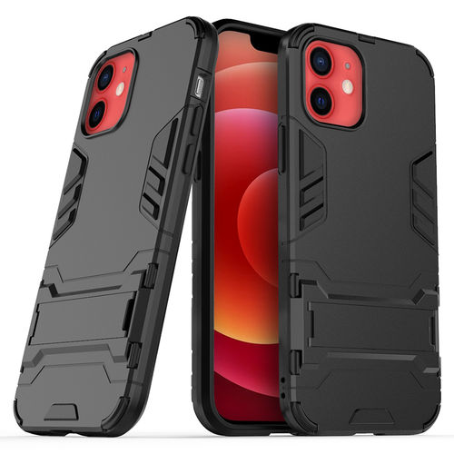 Slim Armour Tough Shockproof Case for Apple iPhone 12 / 12 Pro - Black