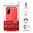 Flexi Slim Litchi Texture Case for Samsung Galaxy S20 FE 5G - Red Stitch