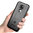 Anti-Shock Grid Texture Tough Case for Motorola Moto G9 Play - Black