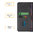 Leather Wallet Case & Card Holder Pouch for Google Pixel 5 - Black