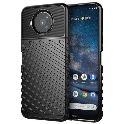 Flexi Thunder Shockproof Case for Nokia 8.3 5G - Black (Texture)