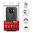 Anti-Shock Grid Texture Tough Case for Nokia 8.3 5G - Black