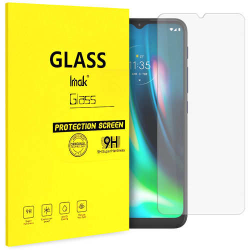 Imak Full Coverage Tempered Glass Screen Protector for Motorola Moto G9 Play - Clear