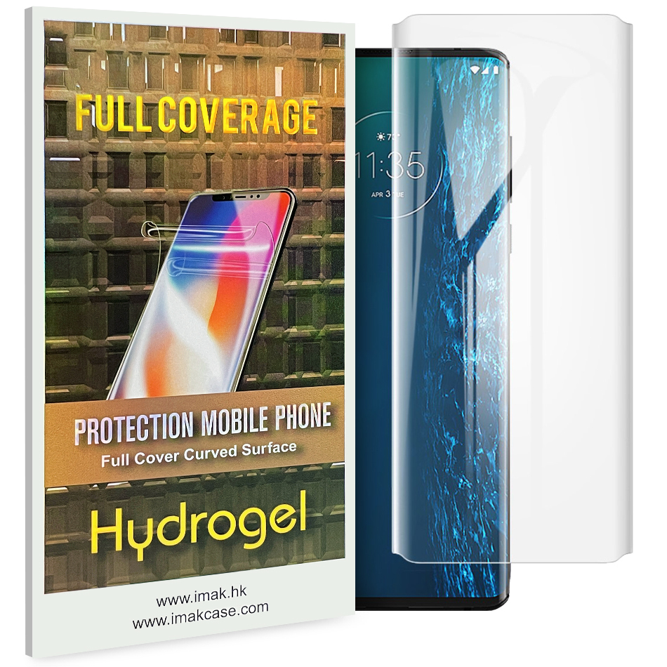 Full Coverage Hydrogel Film Screen Protector for Motorola Edge