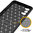 Flexi Slim Carbon Fibre Case for Oppo Reno4 5G - Black (Pattern)