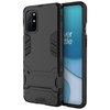 Slim Armour Tough Shockproof Case & Stand for OnePlus 8T - Black