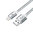 MFI Extra Long Anti-Tangle USB Lightning Charging Cable (3m) for iPhone / iPad - Silver