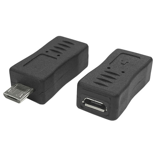 Micro-USB (Male) to (Female) Extender Adapter (2-Pack)