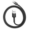 Baseus Cafule (3A) Short Nylon USB Type-C Charging Cable (50cm) - Black