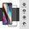 Full Coverage Tempered Glass Screen Protector for Motorola Moto G 5G Plus - Black