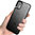 Anti-Shock Grid Texture Tough Case for Motorola Moto G9 Plus - Black