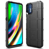 Anti-Shock Grid Texture Tough Case for Motorola Moto G9 Plus - Black