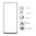 Full Coverage Tempered Glass Screen Protector for Oppo A53 / A53s - Black