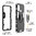 Slim Armour Tough Shockproof Case / Ring Holder Stand for Oppo A53 / A53s - Black